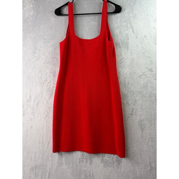 J.Crew Squareneck Mini Sweater-Dress – Belvedere Red – Size L - Picture 6 of 6